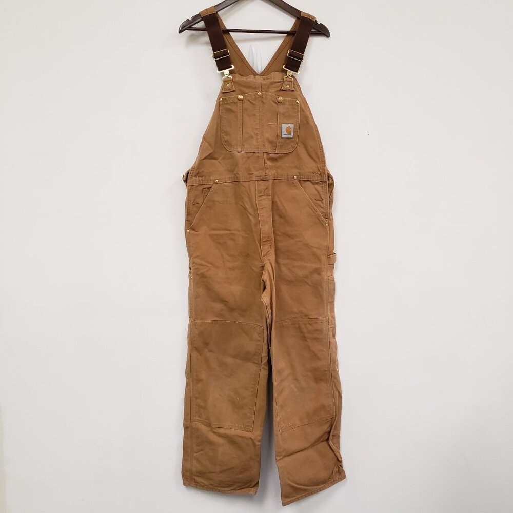 Carhartt Men's Tan Work Overalls